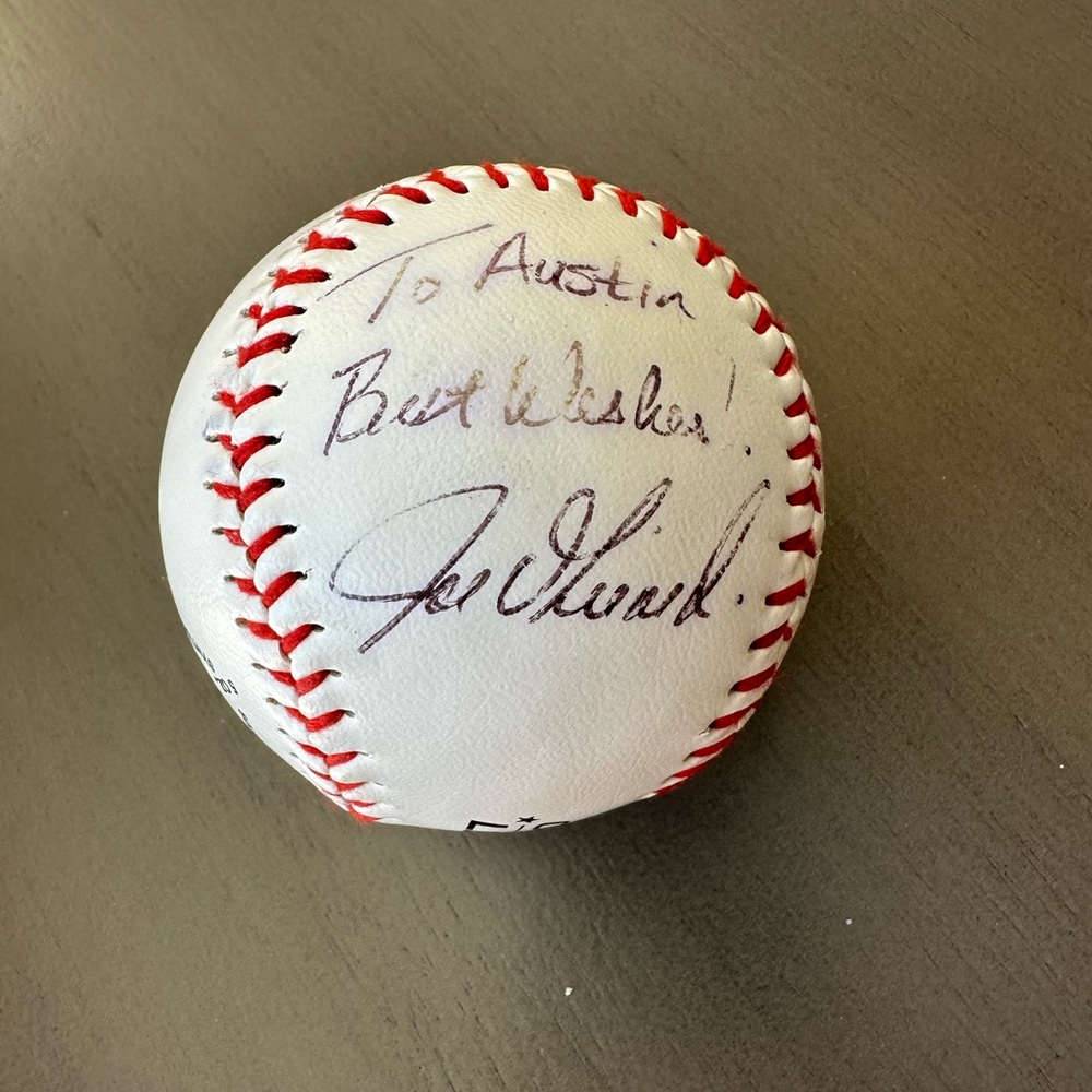 Authentic signed Joe Gherardi baseball